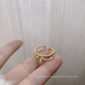 Shangjie oem anillos de moda fomisco anillos de oro chapado en el anillo ajustable joyería de anillo de estrella de la luna para niñas